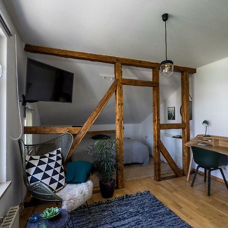 Stilvolles Zentrumsnahes Wohlfuehl-Appartment Leipzig Buitenkant foto