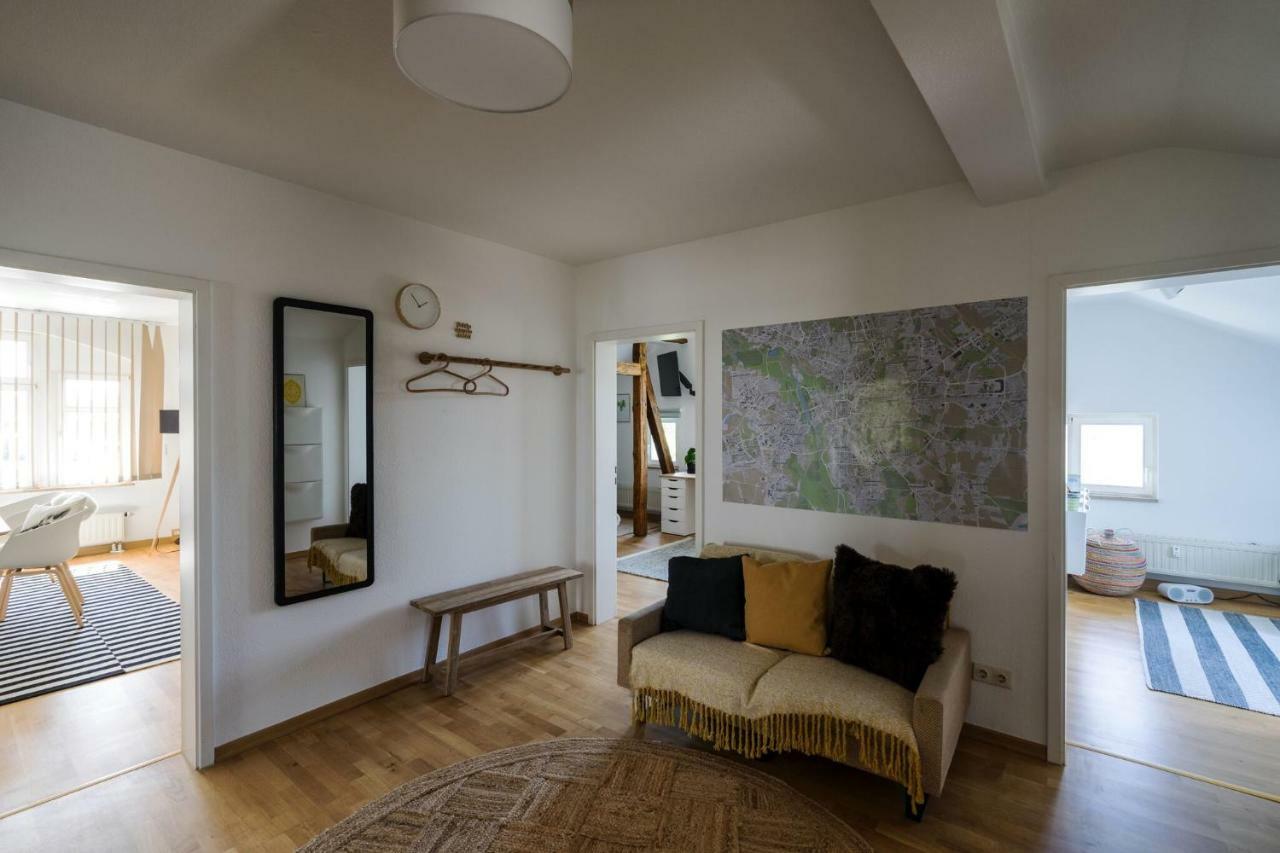 Stilvolles Zentrumsnahes Wohlfuehl-Appartment Leipzig Buitenkant foto